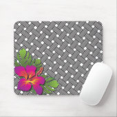 Hawaiische Hibiskus-Druck-Mausunterlage Mousepad (Mit Mouse)