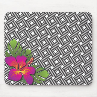 Hawaiische Hibiskus-Druck-Mausunterlage Mousepad