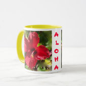 Hawaiische Hibiskus-Tasse Tasse (Vorderseite Links)