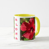 Hawaiische Hibiskus-Tasse Tasse (VorderseiteRechts)