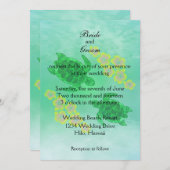 Hawaiische Honu Hochzeit Einladung (Vorne/Hinten)
