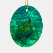 Hawaiische Honu Meeresschildkröte Keramik Ornament (Rechts)