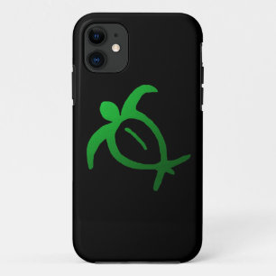 Hawaiische Honu Petroglyphe auf Schwarzem - iPhone Case-Mate iPhone Hülle