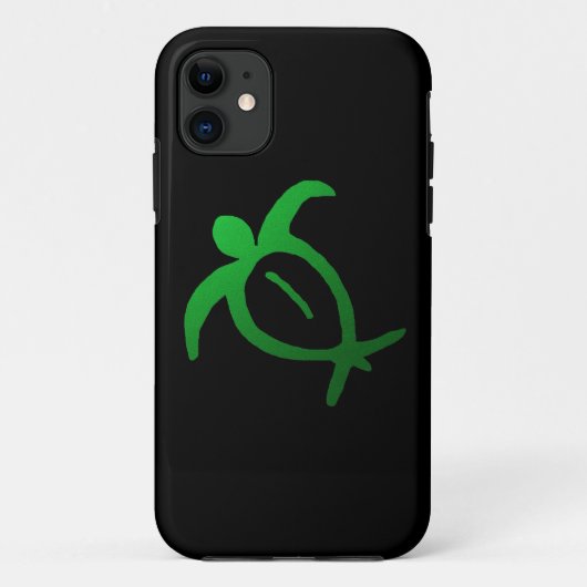 Hawaiische Honu Petroglyphe auf Schwarzem - iPhone Case-Mate iPhone Hülle (Rückseite)