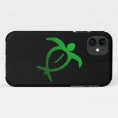 Hawaiische Honu Petroglyphe auf Schwarzem - iPhone Case-Mate iPhone Hülle (Rückseite (Horizontal))