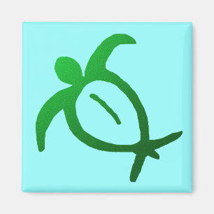 Hawaiische Honu Petroglyphe - Magnet