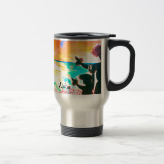 Hawaiische Hula Reise-Tasse Reisebecher