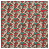 Hawaiische Hula Tänzer Stoff (Muster)