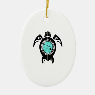 HAWAIISCHE INSEL-FLUSS KERAMIK ORNAMENT