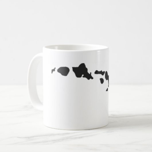 Hawaiische Insel-Ketten-Tasse Kaffeetasse (Vorderseite Links)