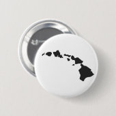 Hawaiische Insel-Kettenknopf Button (Vorne & Hinten)