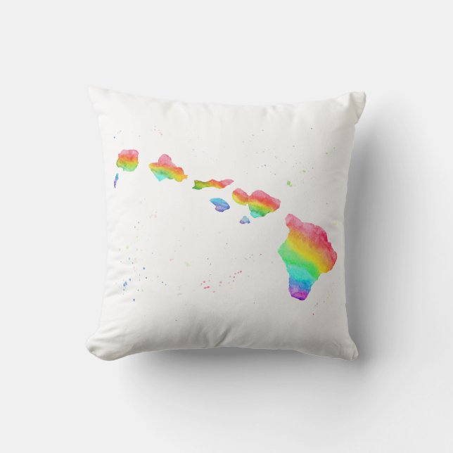 Hawaiische Insel-Kissen Kissen (Vorderseite)