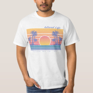 Hawaiische Insel-Leben-T - Shirt