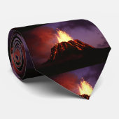 Hawaiische Insel-Vulkan Krawatte (Gerollt)