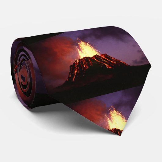 Hawaiische Insel-Vulkan Krawatte (Gerollt)
