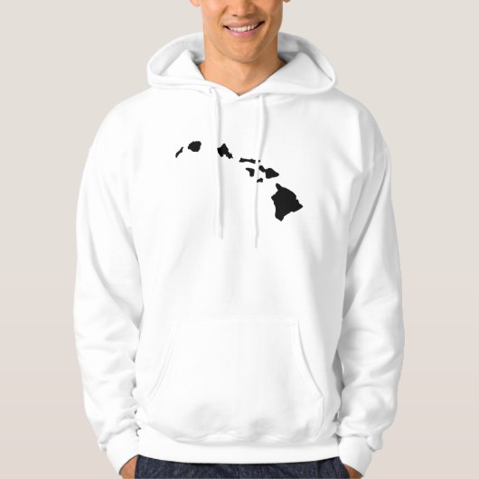 hawaiische Inseln Hoodie (Vorderseite)