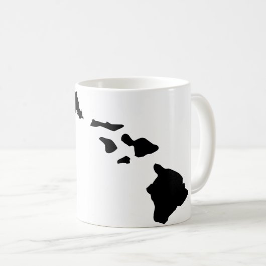 Hawaiische Inseln Kaffeetasse (VorderseiteRechts)