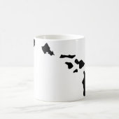Hawaiische Inseln Kaffeetasse (Mittel)
