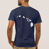 Hawaiische Inseln T-Shirt (Rückseite)