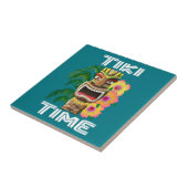 Hawaiische Inseln Tiki Statue Fliese (Seite)