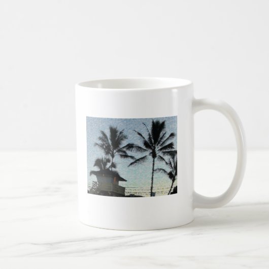 Hawaiische Kaffee-Tasse Kaffeetasse (Rechts)