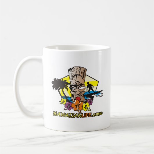 Hawaiische Leben-Kaffee-Tasse II Kaffeetasse (Links)