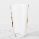 Hawaiische Miezekatze-Katze | addieren Ihren Namen Glas (Links)