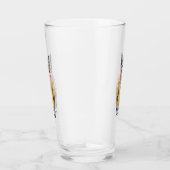 Hawaiische Miezekatze-Katze | addieren Ihren Namen Glas (Rechts)