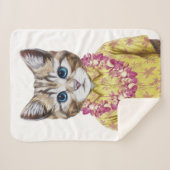 Hawaiische Miezekatze-Katze Sherpadecke (Vorderseite (Horizontal))