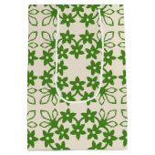 Hawaiische Muster-Geschenk-Tasche Mittlere Geschenktüte (Rückseite)