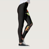 Hawaiische Orchideen-Blumen ganz über Leggings (Rechts)