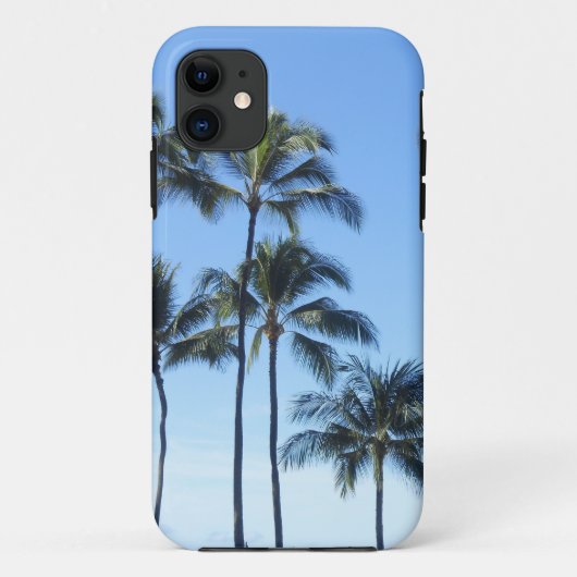 Hawaiische Palmen Case-Mate iPhone Hülle (Rückseite)
