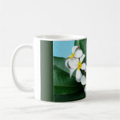 Hawaiische Plumeria-Blumen-Tasse Kaffeetasse (Links)
