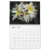 Hawaiische Plumerias Kalender (Feb 2027)