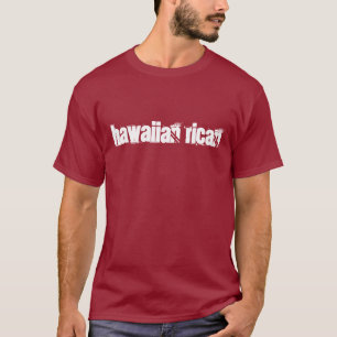 Hawaiische Rican Dunkelheits-T-Shirts T-Shirt