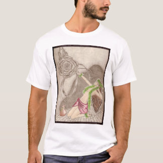 .: Hawaiische Rose:. - Besonders angefertigt T-Shirt
