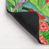 Hawaiische rote Iiwi Vögel Mousepad (Ecke)