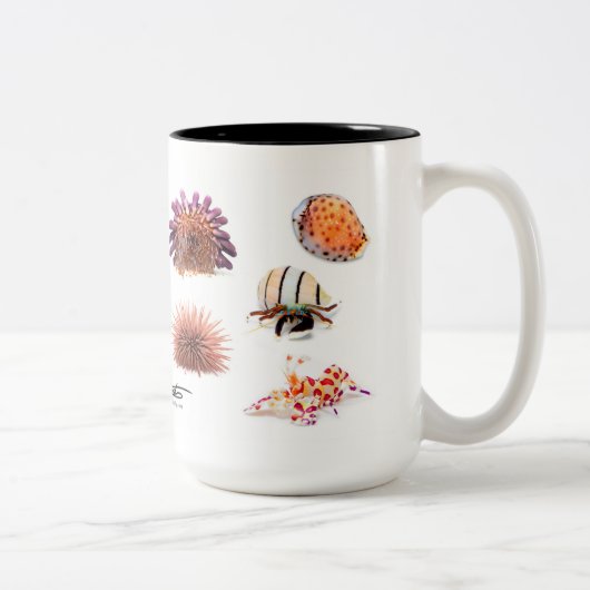 Hawaiische Seegeschöpfe II, Sonderausgabe Zweifarbige Tasse (Rechts)