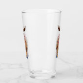 Hawaiische Shirt-Kuh Glas (Links)