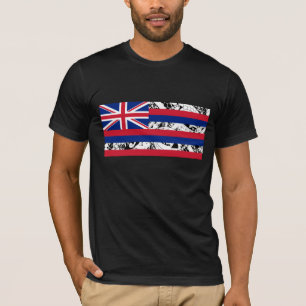 Hawaiische Staats-Flagge - polynesische Art T-Shirt