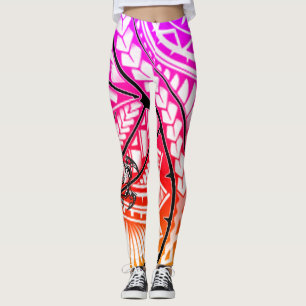 Hawaiische Stammes- Leggings