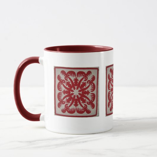 Hawaiische Steppdecken Tasse (Links)