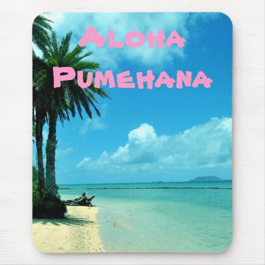 Hawaiische Strand-Ausdrücke Mousepad (Vorne)