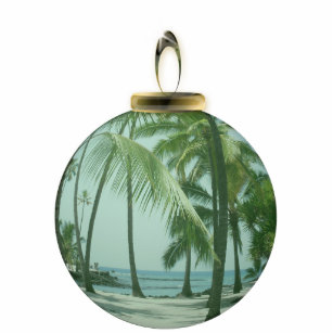 Hawaiische Strand-Verzierung Fotoskulptur Ornament