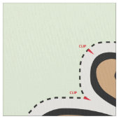 Hawaiische surfende Häschen-Puppen-Ausrüstung u. Stoff (Nahaufnahme)