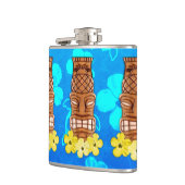 Hawaiische Tiki Maske Flachmann (Links)