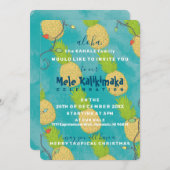 Hawaiische tropische einladung (Vorne/Hinten)