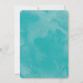 Hawaiische tropische einladung (Rückseite)