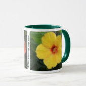 Hawaiische tropische Hibiskus-Tassen Tasse (VorderseiteRechts)