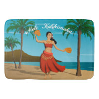Hawaiische Vintage Mele Kalikimaka Postkarte